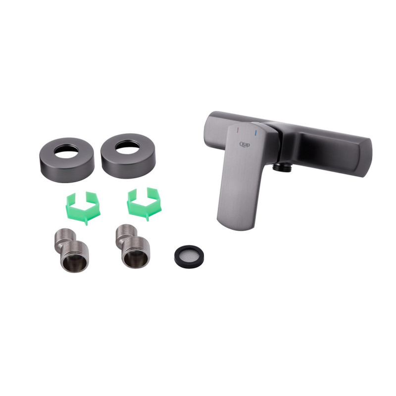 Змішувач для душу Qtap Lipno QTLIPNO4023101G Graphite