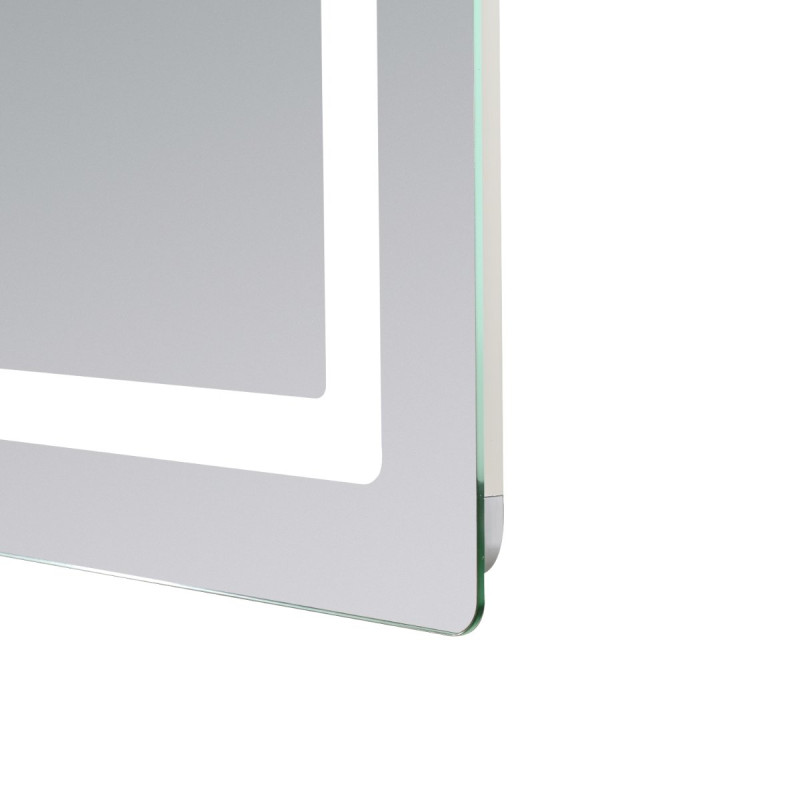 Зеркало Lidz Kubis (KU2) 900х700 с LED-подсветкой Touch, с антизапотеванием, с диммером, рег. яркости LD78LF90448452