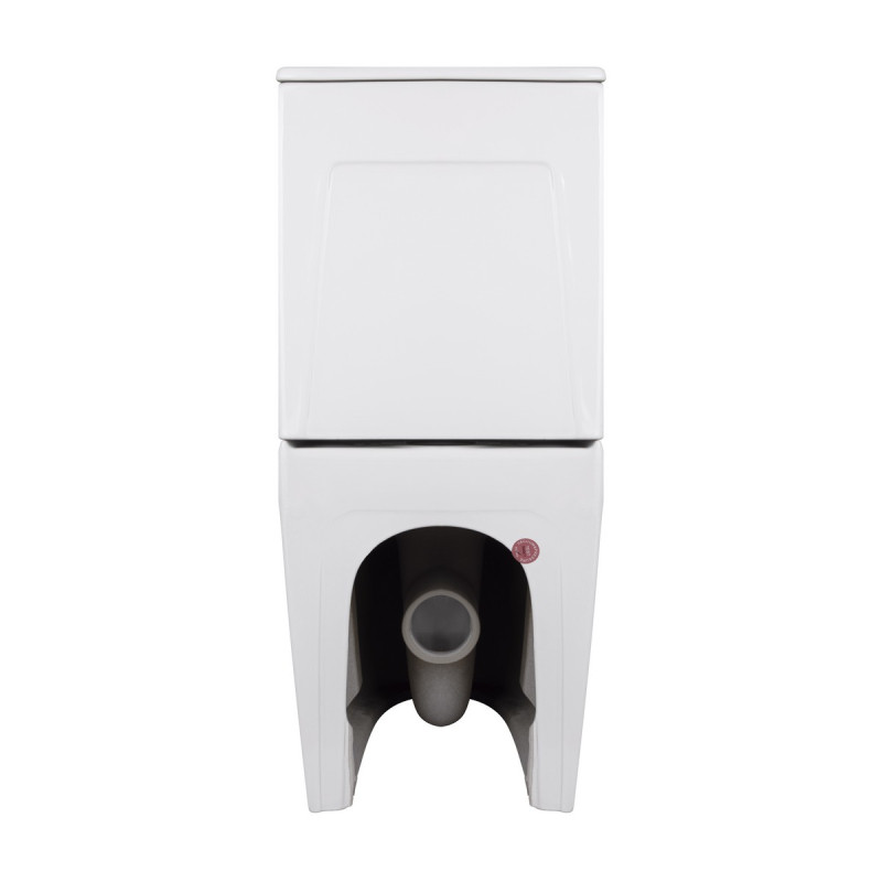 Унітаз-компакт Qtap Scorpio безободковий Ultra Quiet з сидінням Soft-close QT14226088AW