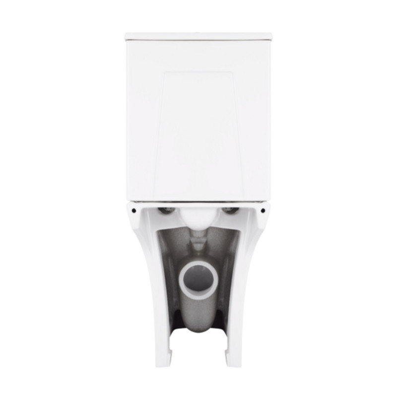 Унітаз-компакт Qtap Presto Quadro безободковий з сидінням Soft-close QT24221215AW