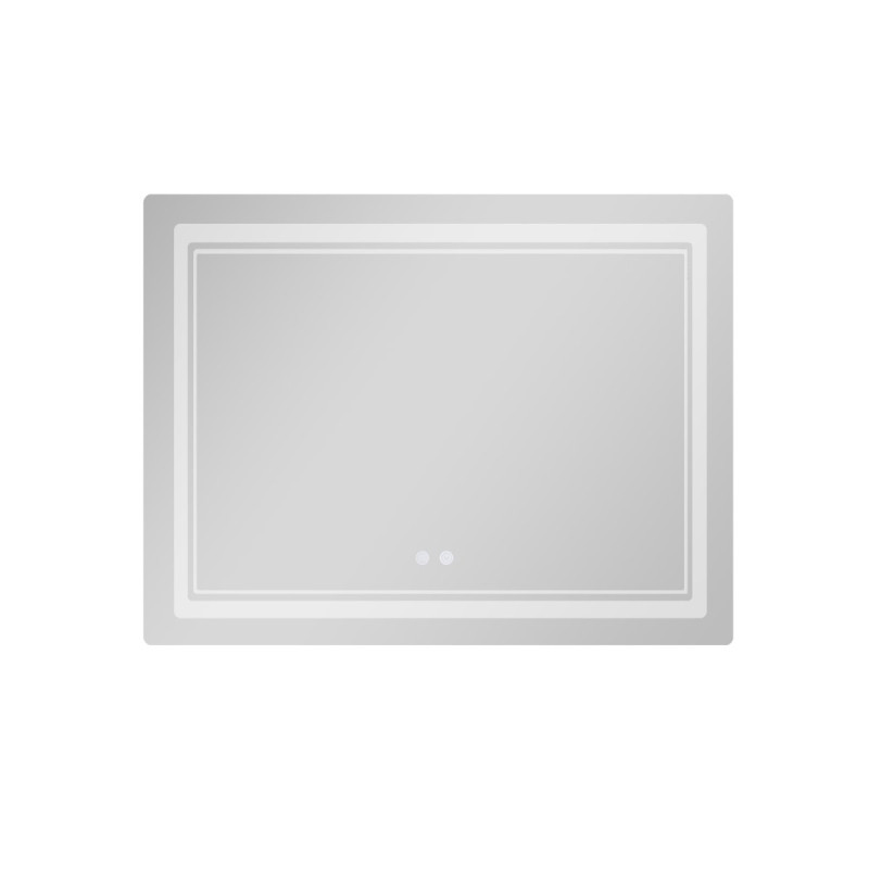 Дзеркало Qtap Cardinal (CA2) 1000х800 з LED-підсвічуванням Touch, з антизапотіванням, з димером, рег. темп. кольору (3000-6500K) QT0478C1008048455