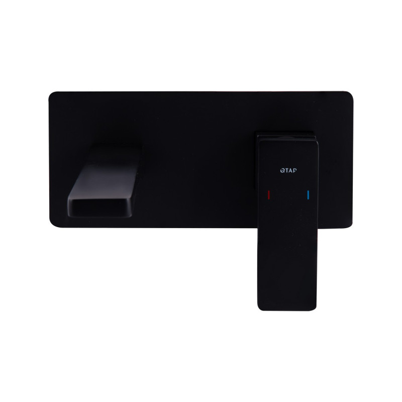 Смеситель для раковины Qtap Gemini скрытого монтажа QTGEM273BLM45694 Black Matt