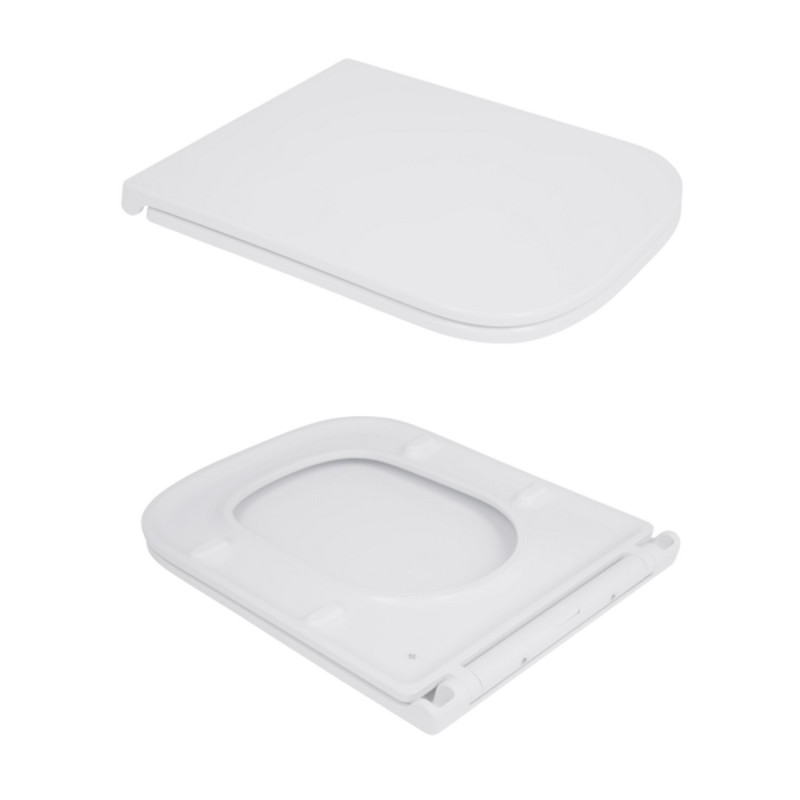 Унітаз-компакт Qtap Cardinal Ultra Quiet безободковий з сидінням Soft-close QT04222168AUQ3W