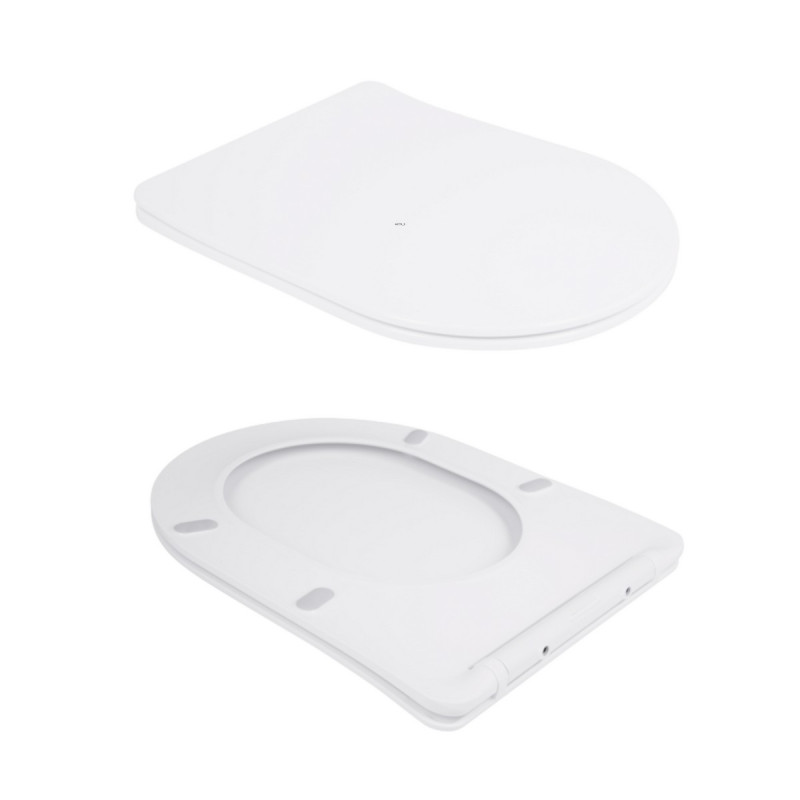 Унітаз підвісний Qtap Scorpio безободковий Ultra Quiet з сидінням Soft-close QT14332380AW