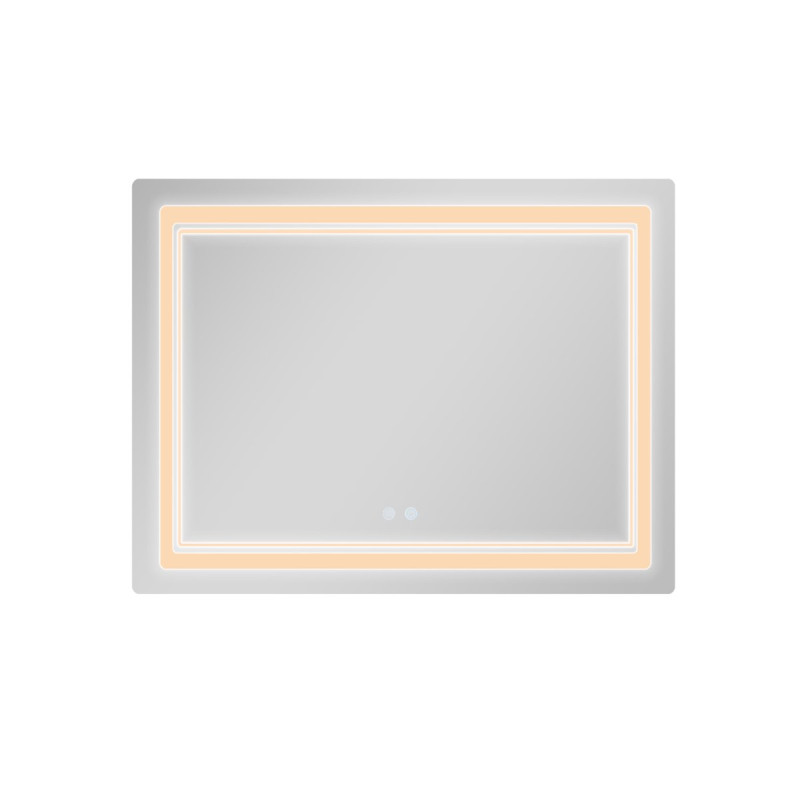 Дзеркало Qtap Cardinal (CA2) 1000х800 з LED-підсвічуванням Touch, з антизапотіванням, з димером, рег. темп. кольору (3000-6500K) QT0478C1008048455