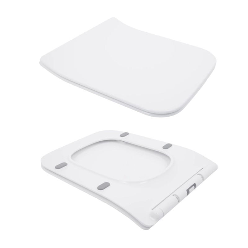 Унітаз-компакт Qtap Crow Eco безобідковий з сідінням Soft-close QTCRO27W48750