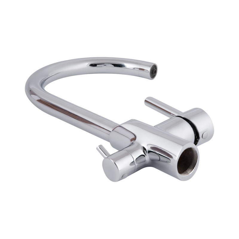 Смеситель для кухни Qtap Grand с подключением для питьевой воды QTGRA362CRM45667 Chrome