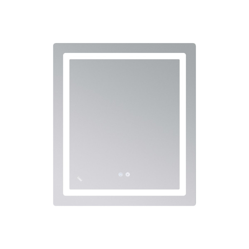 Дзеркало Lidz Kubis 700х800 з LED-підсвічуванням Touch, з антизапотіванням, з димером, рег. яскравості LD78LF9047080