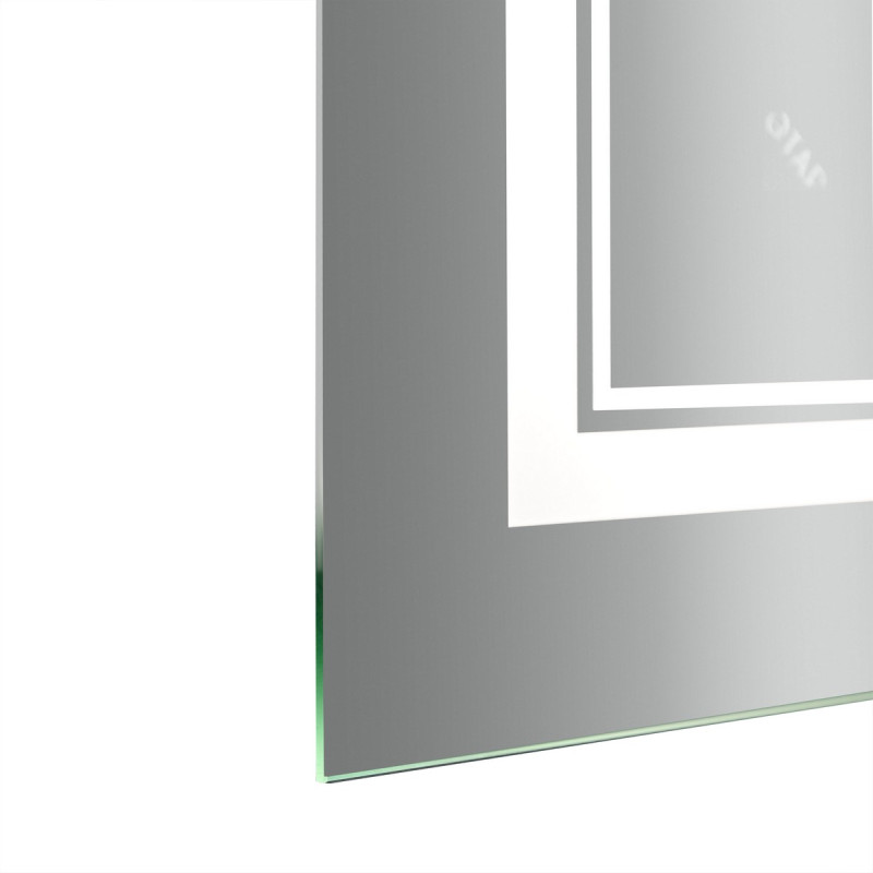 Дзеркало Qtap Cardinal (CA1) 800х500 з LED-підсвічуванням Touch, з антизапотіванням, з димером, рег. темп. кольору (3000-6500K) Reverse QT0478C5080