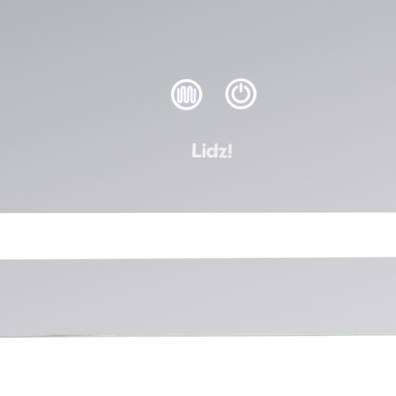 Зеркало Lidz Kubis (KU2) 800х600 с LED-подсветкой Touch, с антизапотеванием, с диммером, рег. яркости LD78LF9048060