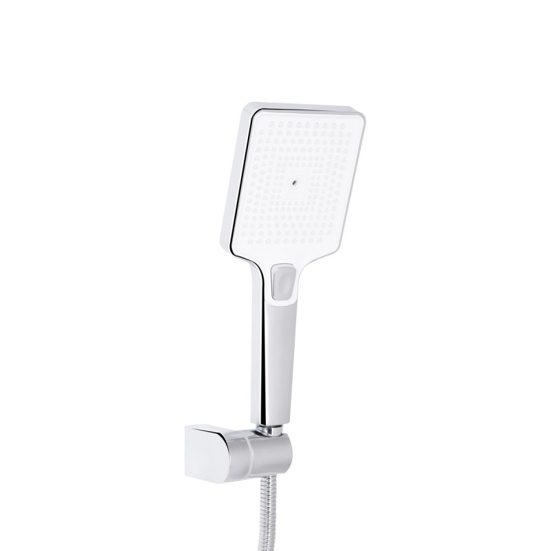 Смеситель для ванны Qtap Presto (c душевым гарнитуром) QTPRE259CRW45579 Chrome/White