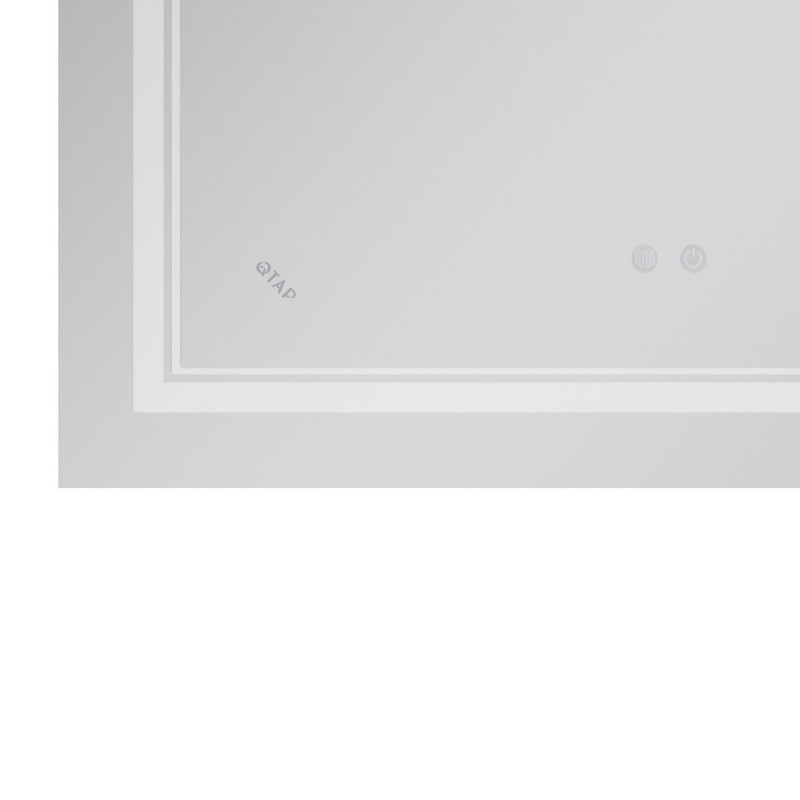 Дзеркало Qtap Cardinal (CA1) 800х500 з LED-підсвічуванням Touch, з антизапотіванням, з димером, рег. темп. кольору (3000-6500K) Reverse QT0478C5080
