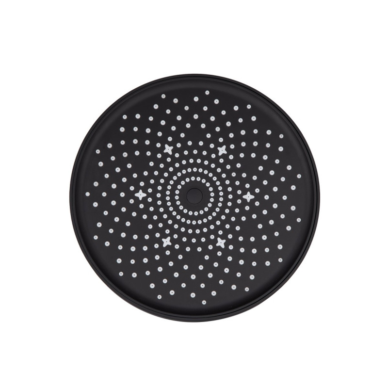 Лейка для верхнего душа Qtap Hlavova D 230 мм округлая QTHLA107BLM45788 Black Matt