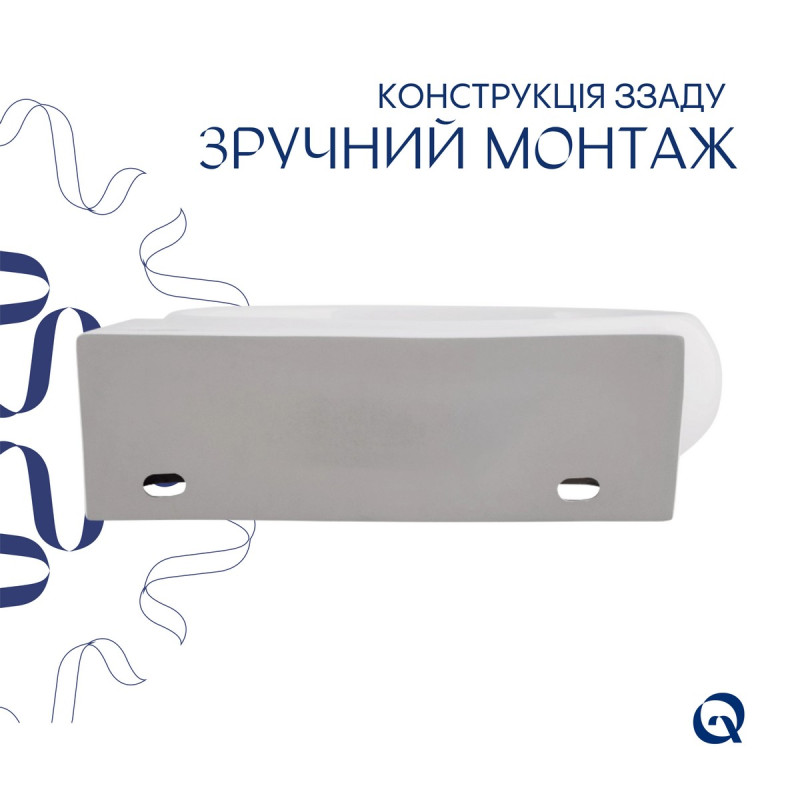 Раковина Qtap Leo 430x285x160 White QT11111008RW