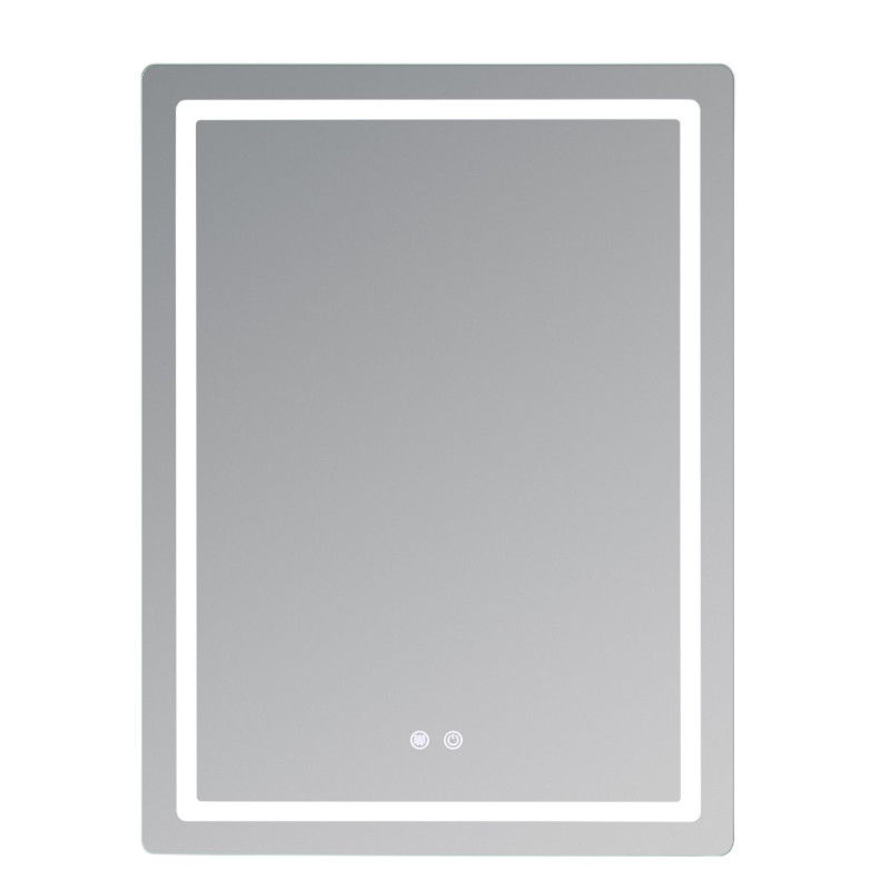 Зеркало Qtap Mideya (MI2) 600х800 с LED-подсветкой Touch, с антизапотеванием, диммером, рег. яркости QT2078F6080