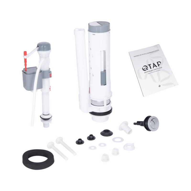 Унітаз підлоговий Qtap Grand Ultra Quiet безобідковий з сидінням Soft-close WHITE QT26228301W