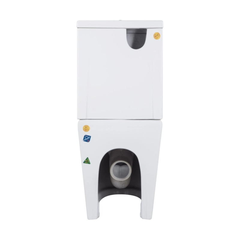 Унітаз підлоговий Qtap Swan Eco Ultra Quiet з сидінням Soft-close 640x360x835 мм QTSWA27W48748 White