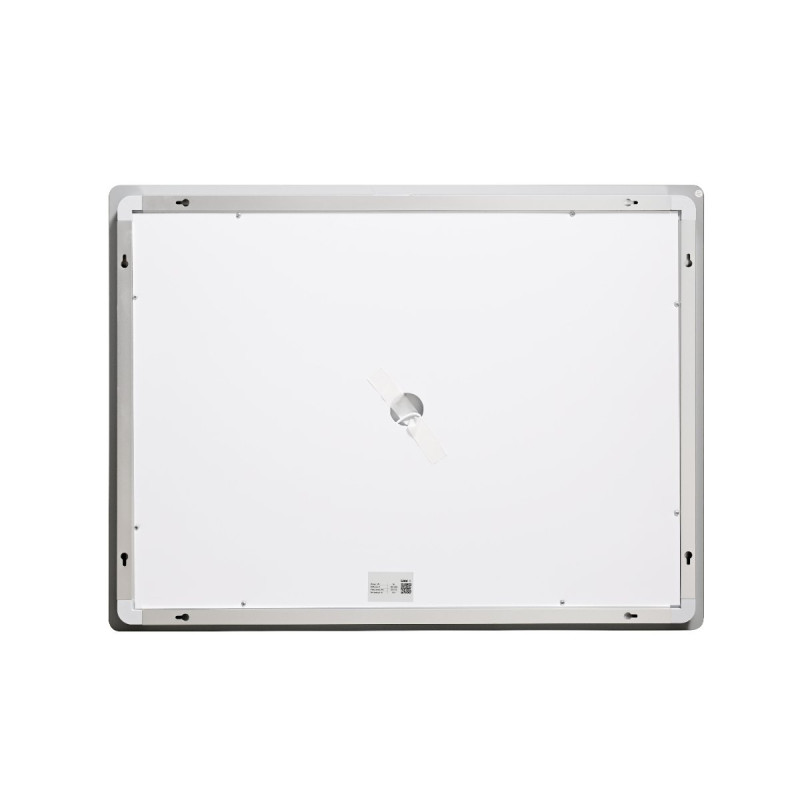 Зеркало Lidz Kubis (KU2) 800х600 с LED-подсветкой Touch, с антизапотеванием, с диммером, рег. яркости LD78LF9048060