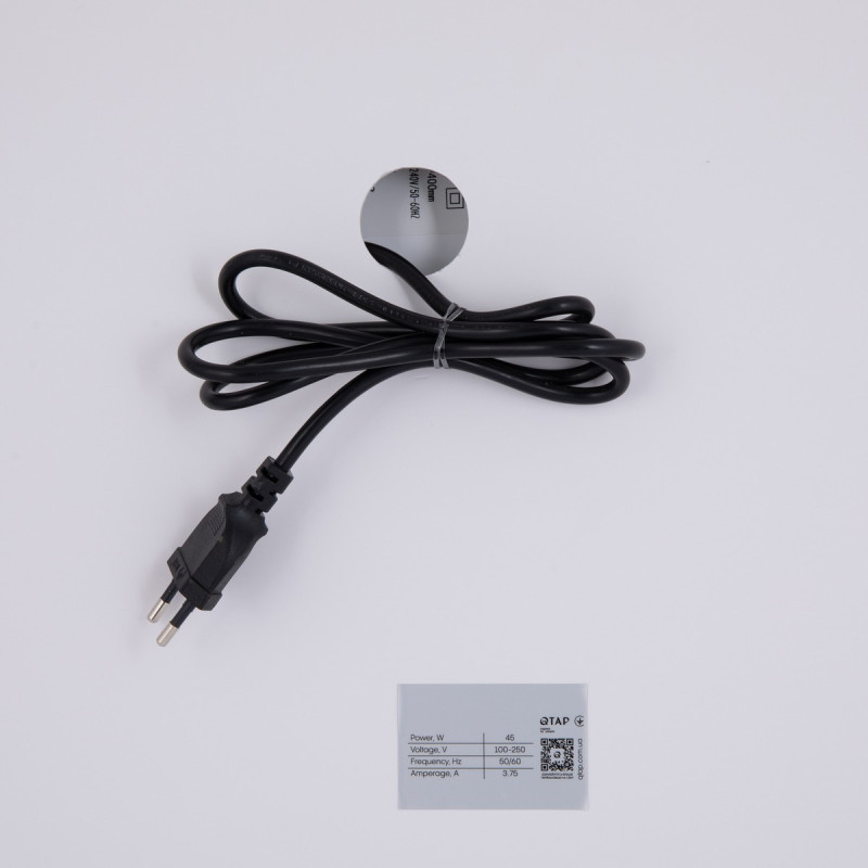 Дзеркало Qtap Cardinal (CA1) 800х500 з LED-підсвічуванням Touch, з антизапотіванням, з димером, рег. темп. кольору (3000-6500K) Reverse QT0478C5080