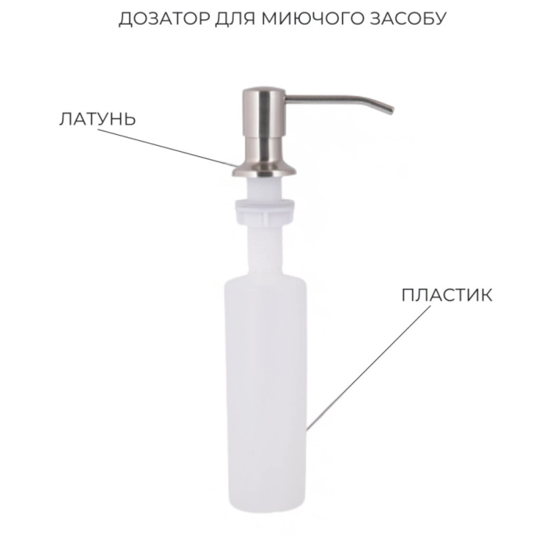 Акционный набор Lidz: мойка Handmade H4843 Brushed 3,0/1,0 мм + K01G Корзина для кухонной мойки