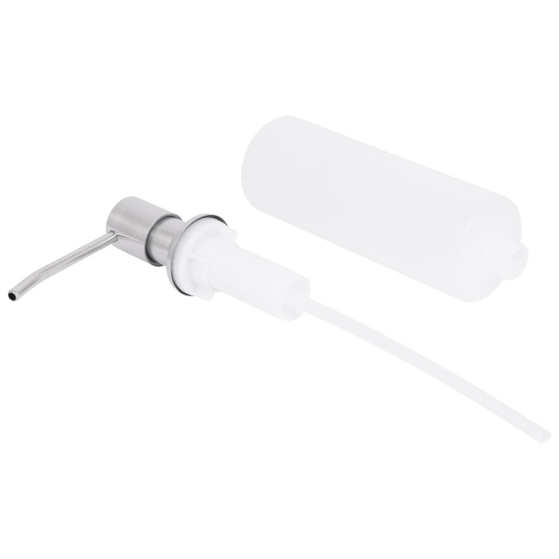 Дозатор для моющего средства Lidz Acsis LA29 Brushed Steel, круглый LDACSLA29BRU49828