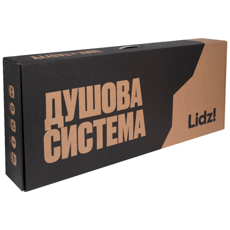 Душевая система универсальная Lidz Latwa 1031 на три потребителя (с изливом) (k35) Chrome LDLAT1031CRM48993