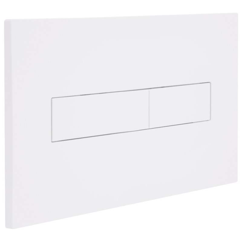 Клавиша смыва Qtap Standard 152x236x28 мм, White, линейная QTSTD164W49471