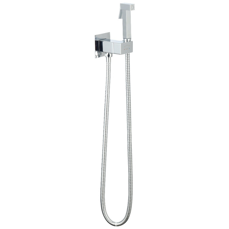 Набор для гигиенического душа Qtap Inspai-Varius квадратный прогрессивный картридж QTINSVARCRMV00440701 Chrome