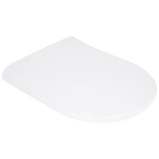 Qtap Сиденье для унитаза (Robin 490, Scorpio 490) 430x363x60 мм, White, с микролифтом, Slim Duroplast, MagLock QTSC179W48915