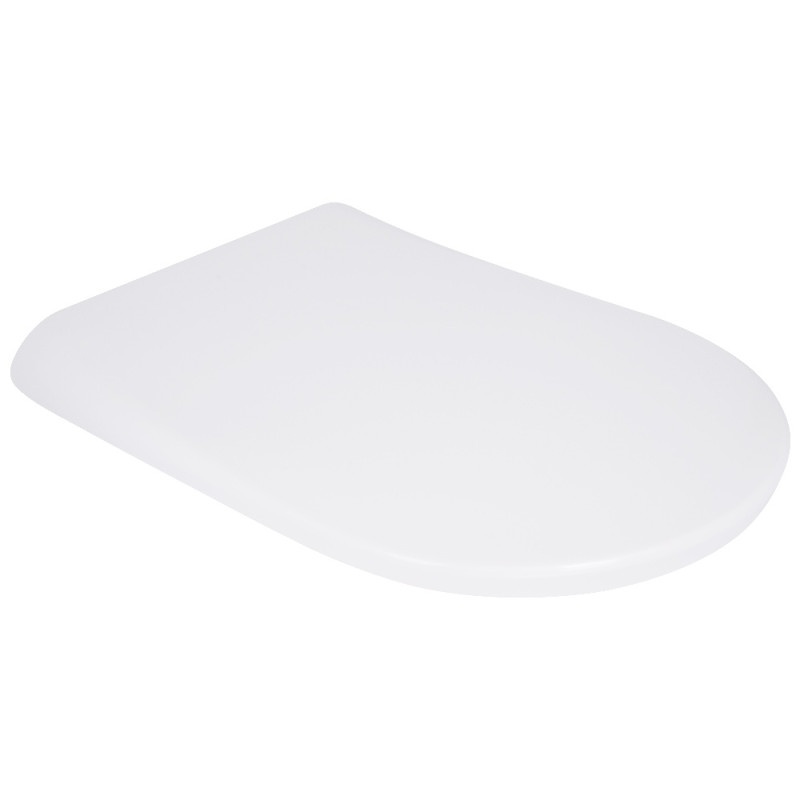 Qtap Сиденье для унитаза (Robin 520, Scorpio 520) 465x363x60 мм, White, с микролифтом, Slim Duroplast, MagLock QTSC179W48916
