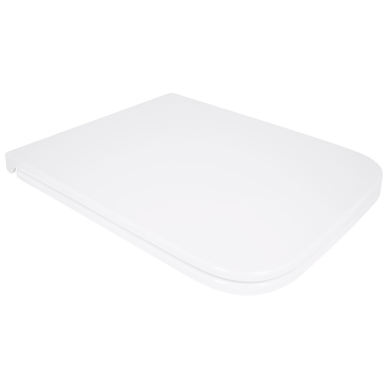 Сиденье для унитаза Qtap (Gemini 520) 448x357x38,5 мм, White, с микролифтом, Slim Duroplast, Quick Release QTSC179W49386