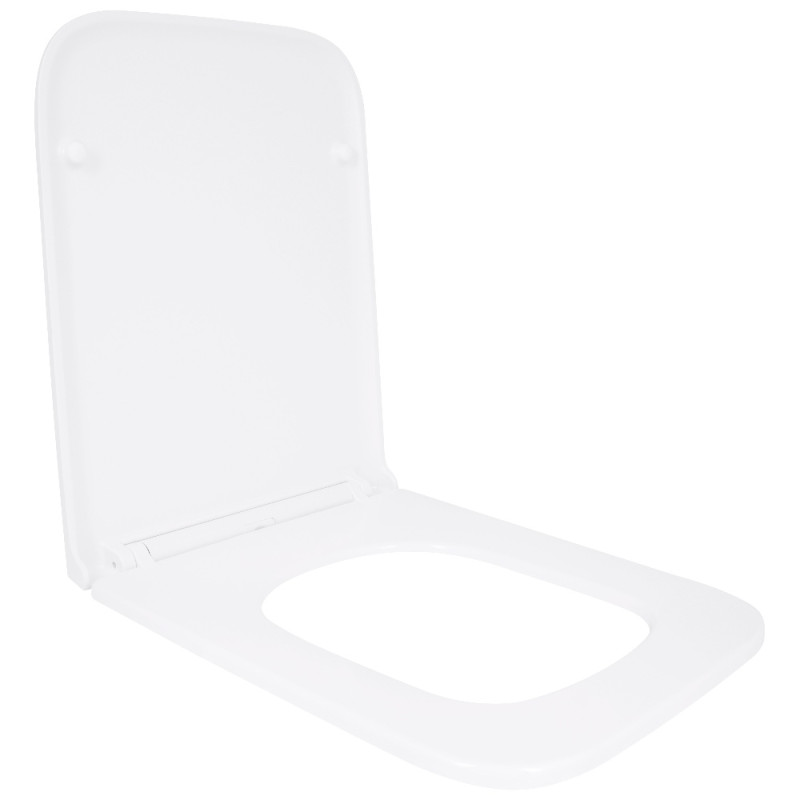 Сиденье для унитаза Qtap (Gemini 520) 448x357x38,5 мм, White, с микролифтом, Slim Duroplast, Quick Release QTSC179W49386