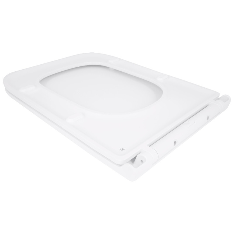 Сиденье для унитаза Qtap (Gemini 520) 448x357x38,5 мм, White, с микролифтом, Slim Duroplast, Quick Release QTSC179W49386