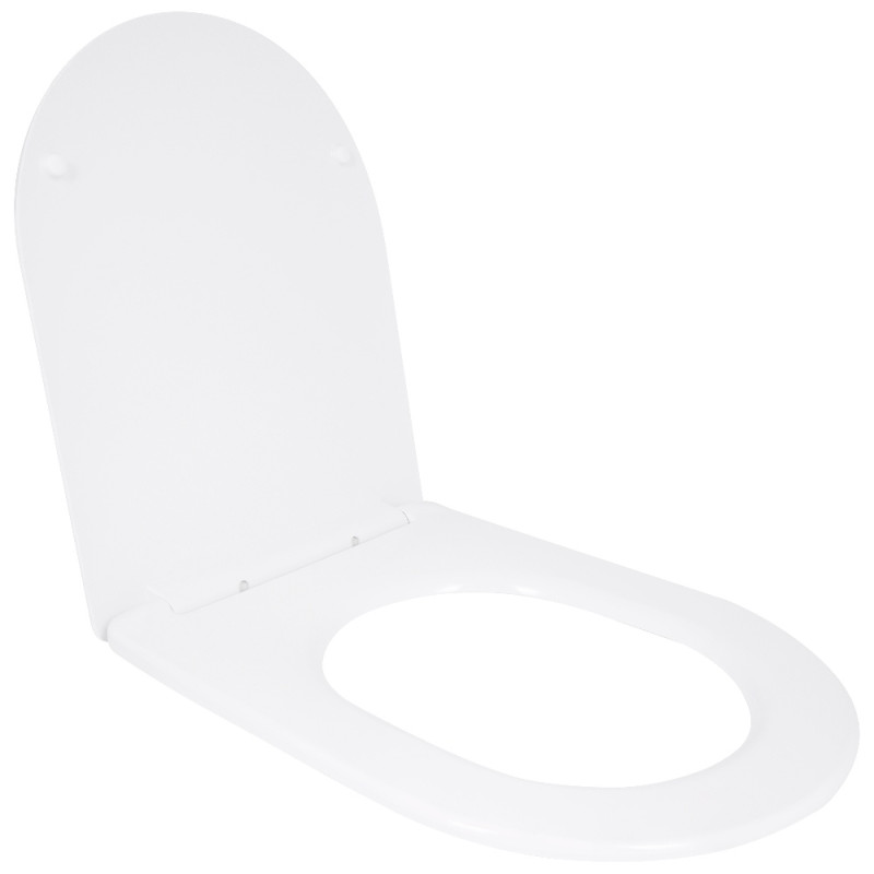 Сиденье для унитаза Qtap (Taurus 520) 455x365x38 мм, White, с микролифтом, Slim Duroplast, Quick Release QTSC179W49384