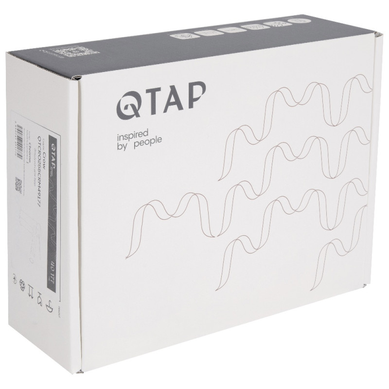 Смеситель для биде Qtap Crow  QTCRO255CRM49177 Chrome