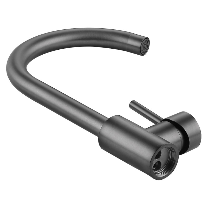 Смеситель для кухни Lidz Aria 015F (k35)  LDARI015FGRP49559 Graphite