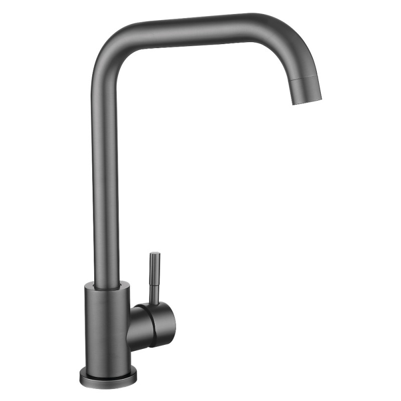 Смеситель для кухни Lidz Aria 015F1 (k35)  LDARI015F1GRP49558 Graphite