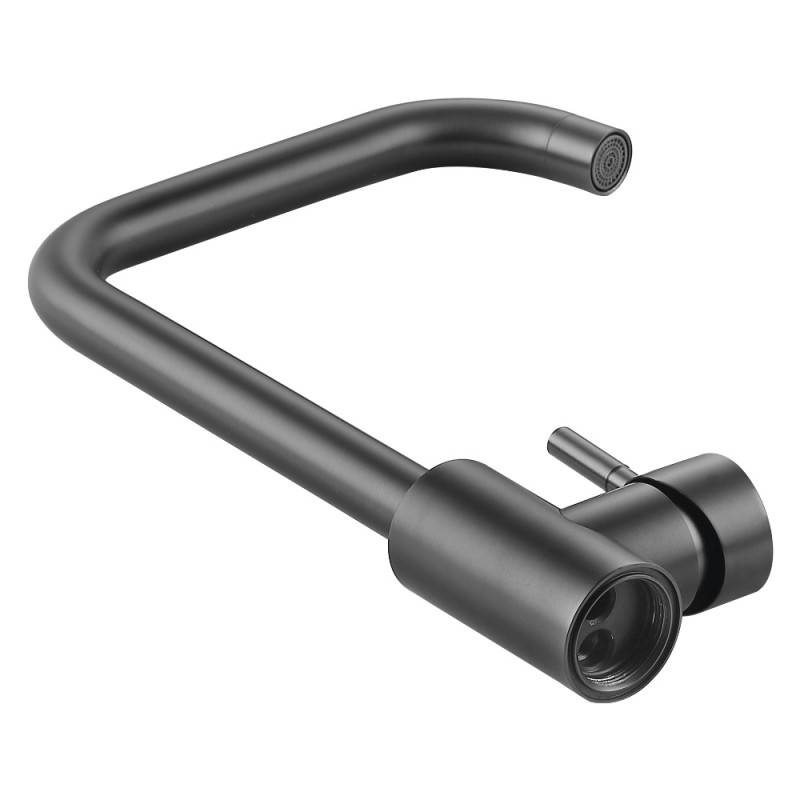 Смеситель для кухни Lidz Aria 015F1 (k35)  LDARI015F1GRP49558 Graphite