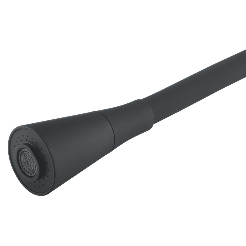 Смеситель для кухни Lidz Aria 015F31 (k35) с гибким изливом LDARI015F31BGRP49566 Graphite/Black