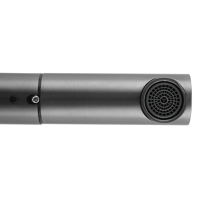 Смеситель для кухни Lidz Aria 015FL1 (k35) с выдвижным изливом  LDARI015FL1GRP49561 Graphite