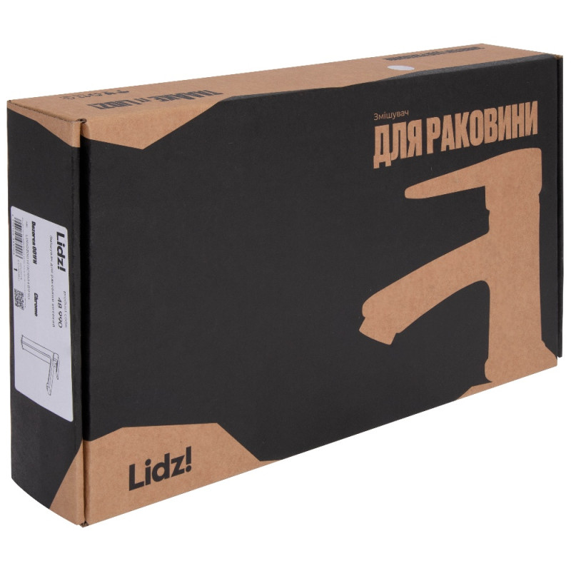 Смеситель для раковины  Lidz Dozorca 001FH высокий (k35) Chrome LDDOZ001FHCRM48990