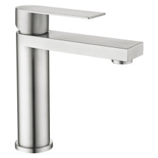 Змішувач для раковини низький Lidz Nexus 001F (k35)  LDNEX001FNKS49184 Nickel