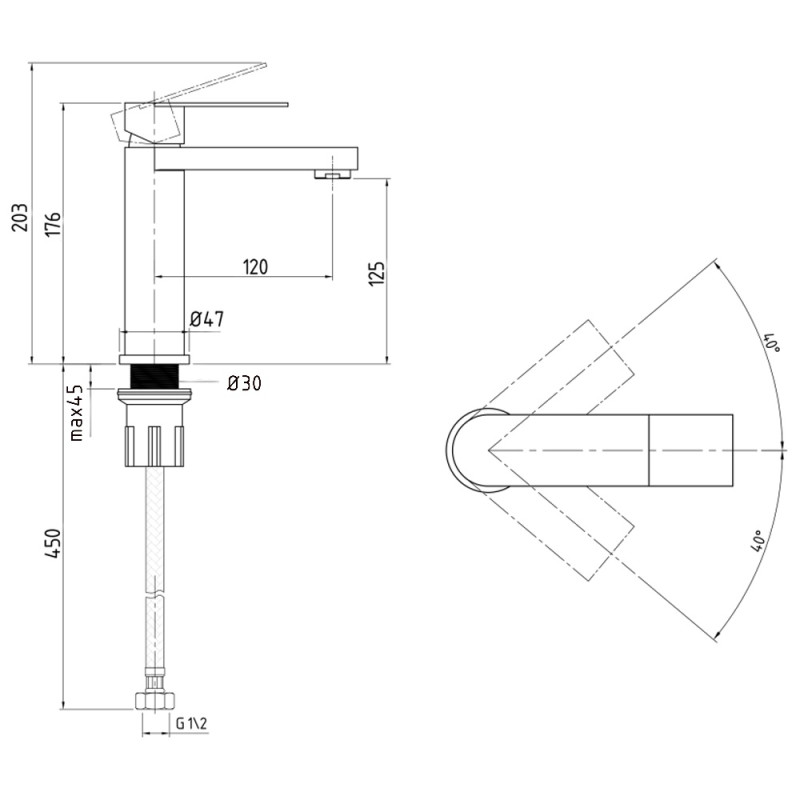 Смеситель для раковины низкий Lidz Nexus 001F (k35)  LDNEX001FNKS49184 Nickel
