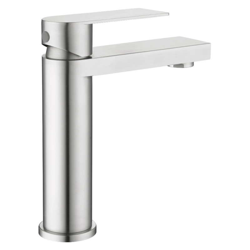 Смеситель для раковины низкий Lidz Nexus 001F (k35)  LDNEX001FNKS49184 Nickel