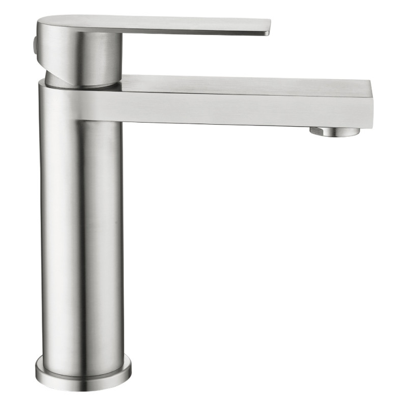 Смеситель для раковины низкий Lidz Nexus 001F (k35)  LDNEX001FNKS49184 Nickel