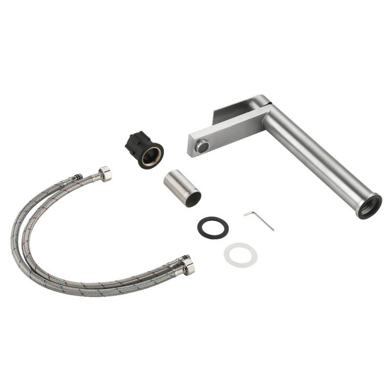 Смеситель для раковины высокий Lidz Nexus 001FH (k35)  LDNEX001FHNKS49185 Nickel