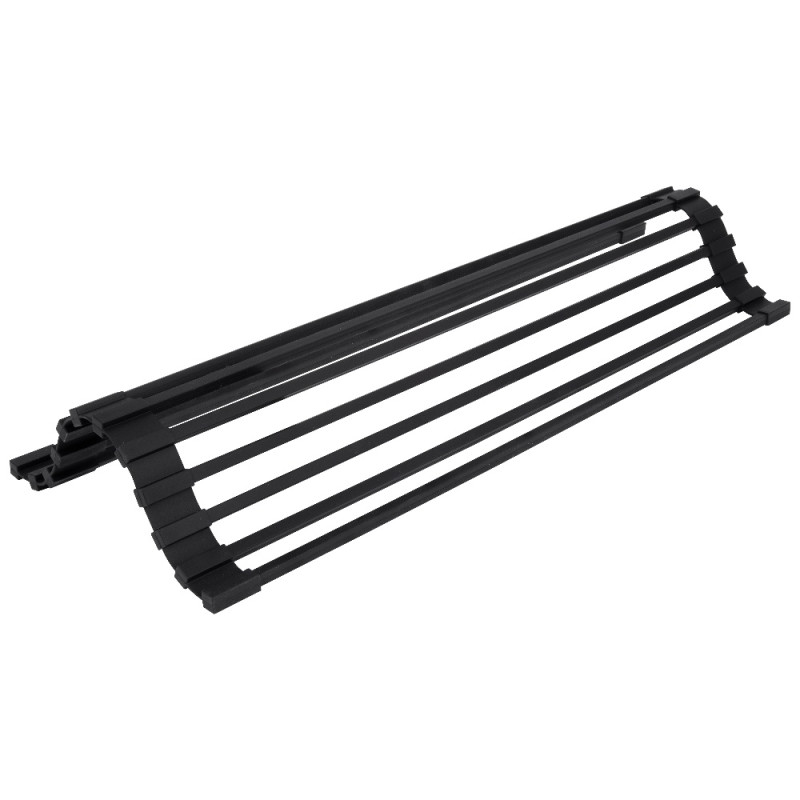 Сушилка на кухонную мойку Lidz Acsis LA04 Black, квадратна основа, для посуды 430х216 мм LDACSLA04BLM49762