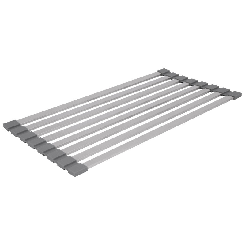 Сушилка на кухонную мойку Lidz Acsis LA11 Gray, плоска основа, для посуды 430х218 мм LDACSLA11GRA49765