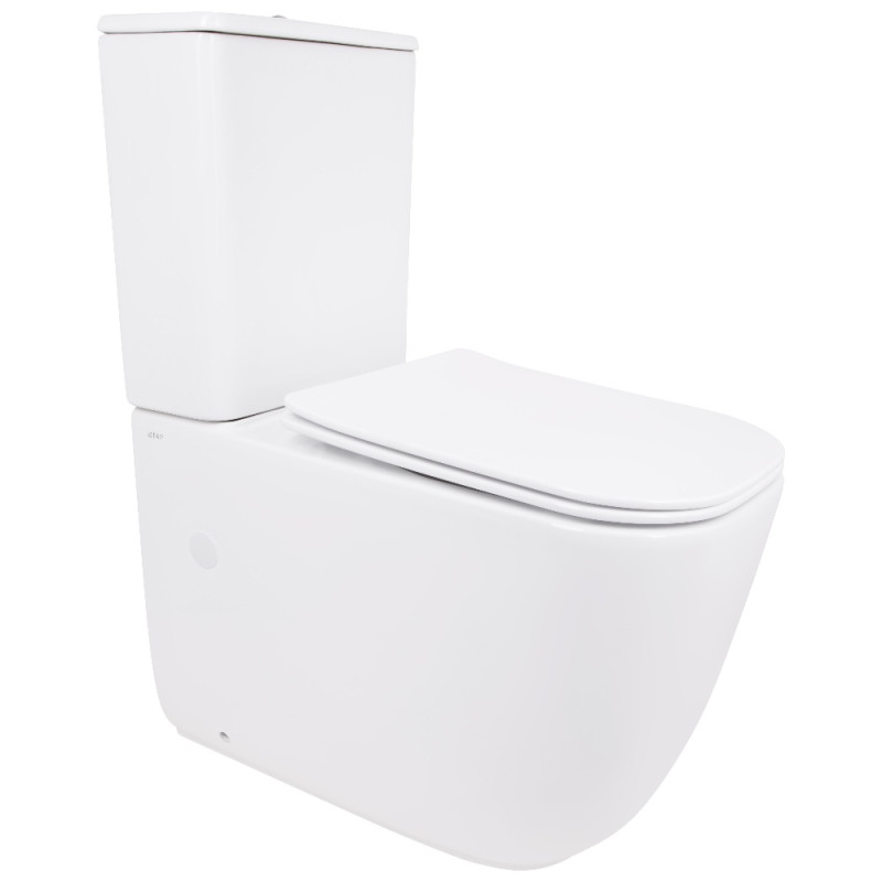 Унитаз напольный Qtap Aquarius Ultra Quiet 620×355×790 мм с сиденьем Soft-close, White QTAQAW27W49262