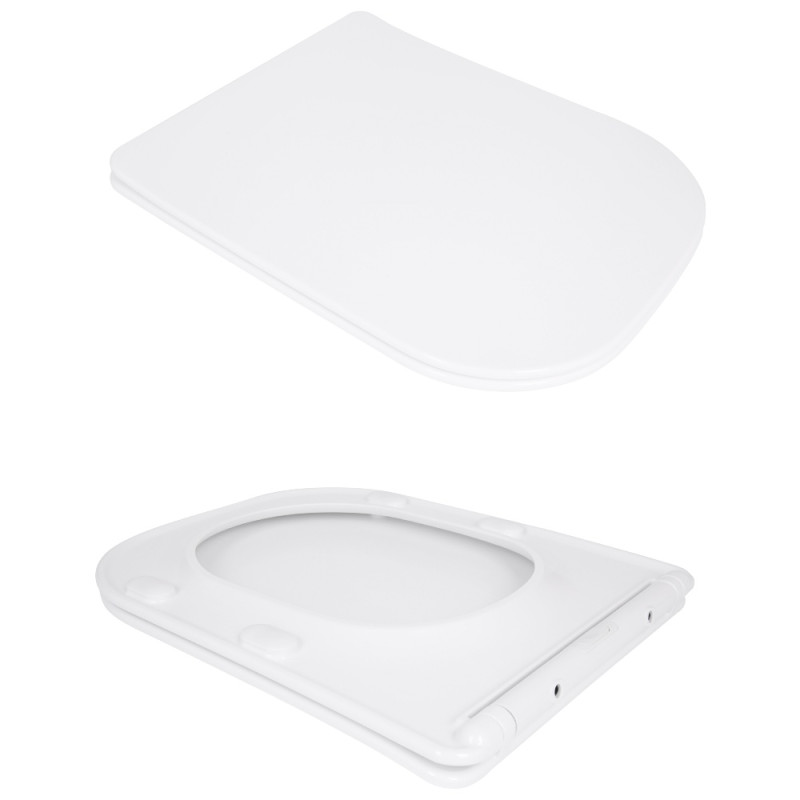 Унитаз напольный Qtap Aquarius Ultra Quiet 620×355×790 мм с сиденьем Soft-close, White QTAQAW27W49262